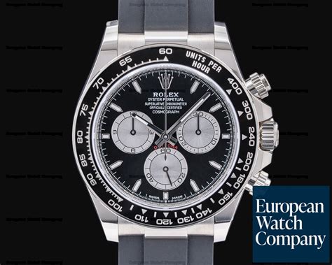 rolex daytona white gold black face price|rolex daytona 126519.